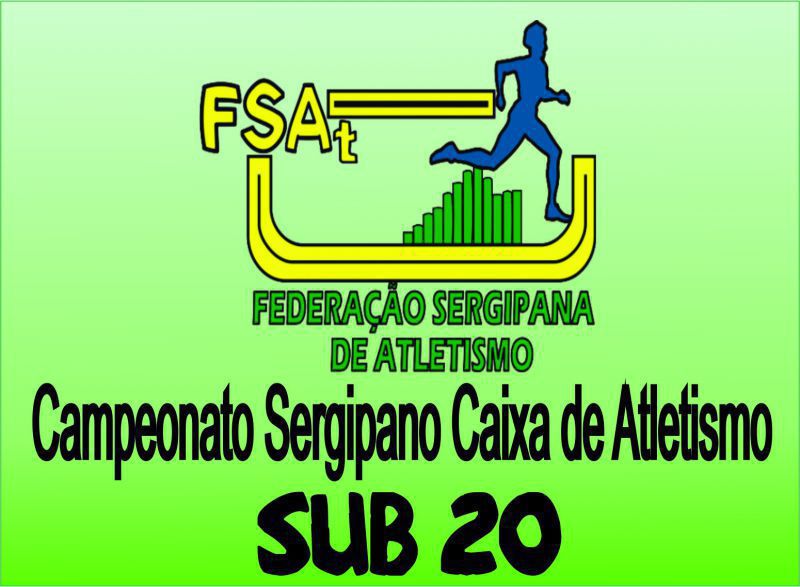 Inscrições abertas para o Campeonato Sergipano Caixa de Atletismo SUB 20